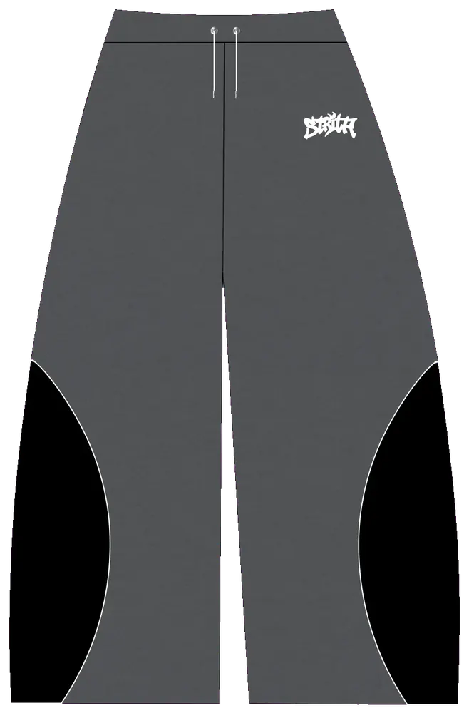 STRITA STEEL SUIT wide-leg pants, front
